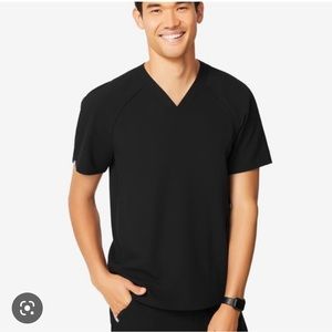 Figs Mens Cobar Raglan Scrub Top Navy